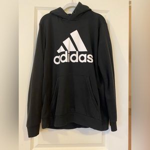 Mens Black Adidas Sweatshirt/Hoodie